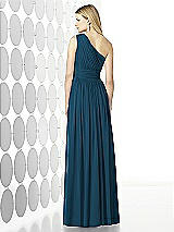 Rear View Thumbnail - Atlantic Blue After Six Bridesmaid Dress 6728