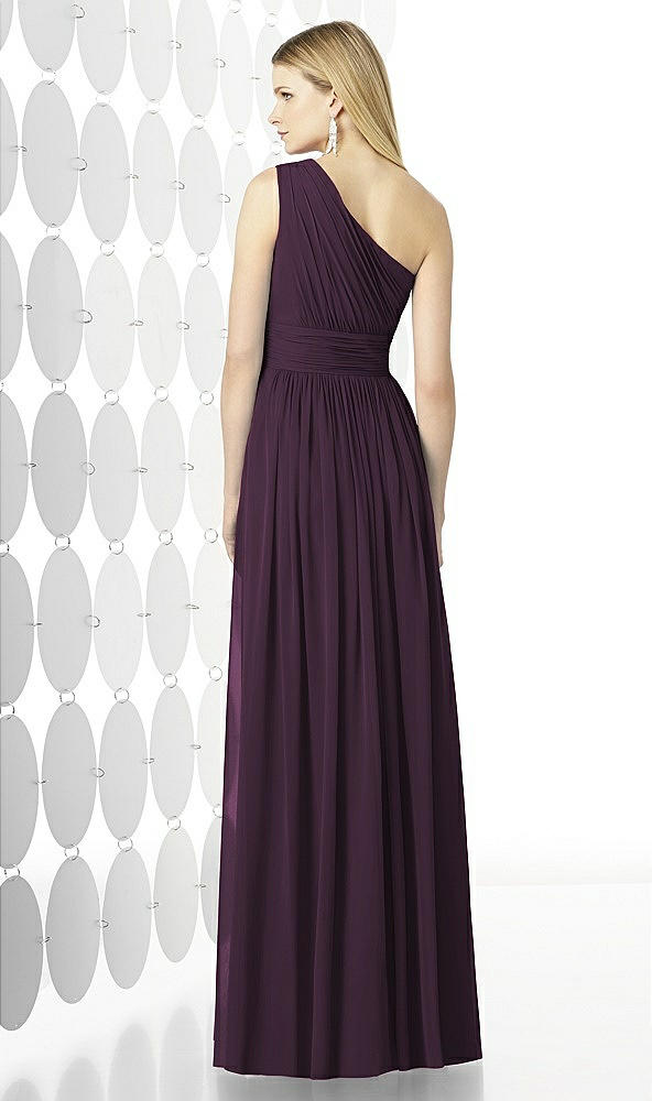 Back View - Aubergine After Six Bridesmaid Dress 6728