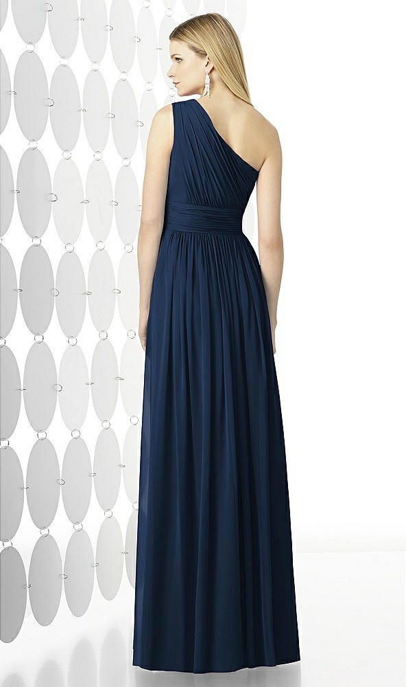 Back View - Midnight Navy After Six Bridesmaid Dress 6728