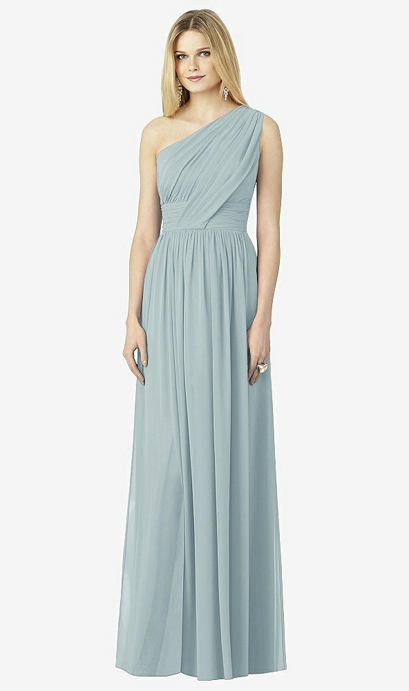 Front View - Morning Sky After Six Bridesmaid Dress 6728