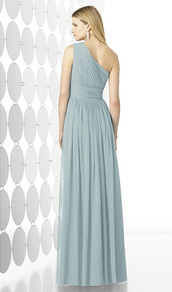 Back View - Morning Sky After Six Bridesmaid Dress 6728