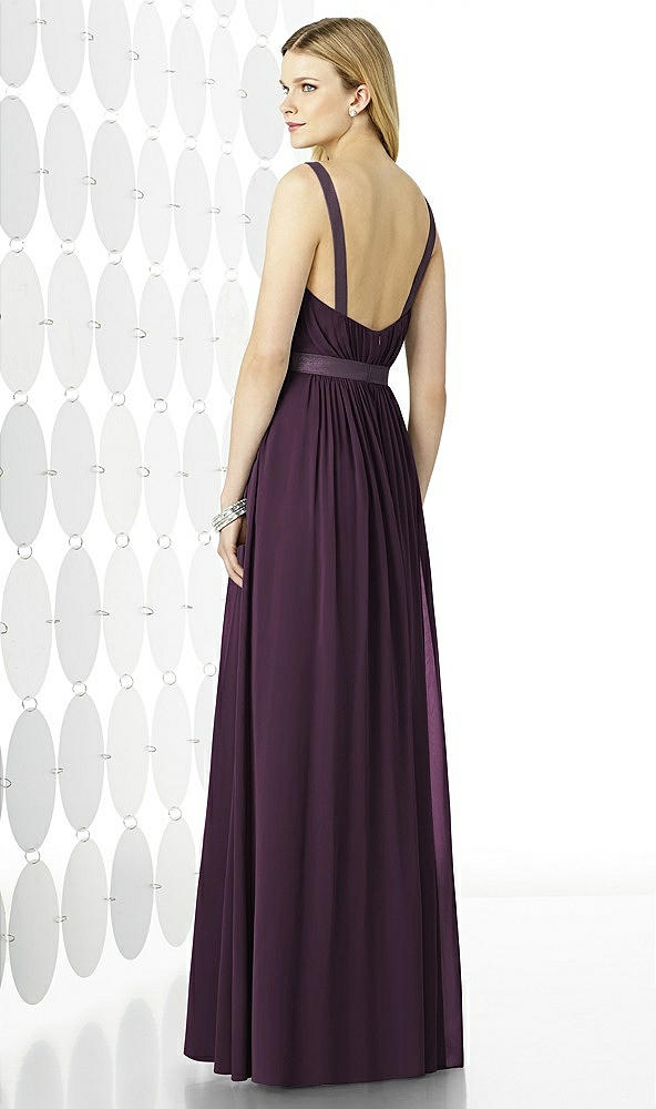 Back View - Aubergine After Six Bridesmaids Style 6729