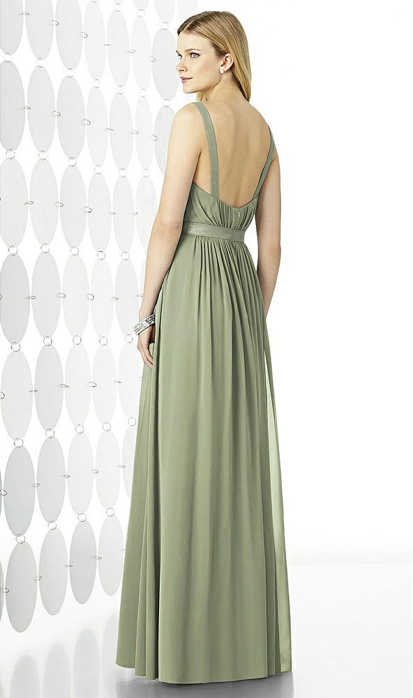 Back View - Sage After Six Bridesmaids Style 6729