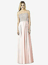Front View Thumbnail - Blush & Oyster After Six Bridesmaid Dress 6732