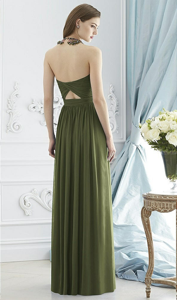 Back View - Olive Green Dessy Collection Style 2942
