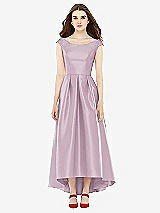 Front View Thumbnail - Suede Rose Alfred Sung Bridesmaid Dress D722