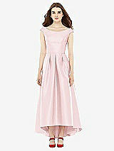 Front View Thumbnail - Ballet Pink Alfred Sung Bridesmaid Dress D722