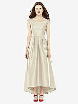 Front View Thumbnail - Champagne Alfred Sung Bridesmaid Dress D722
