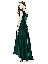 Rear View Thumbnail - Evergreen Alfred Sung Bridesmaid Dress D722