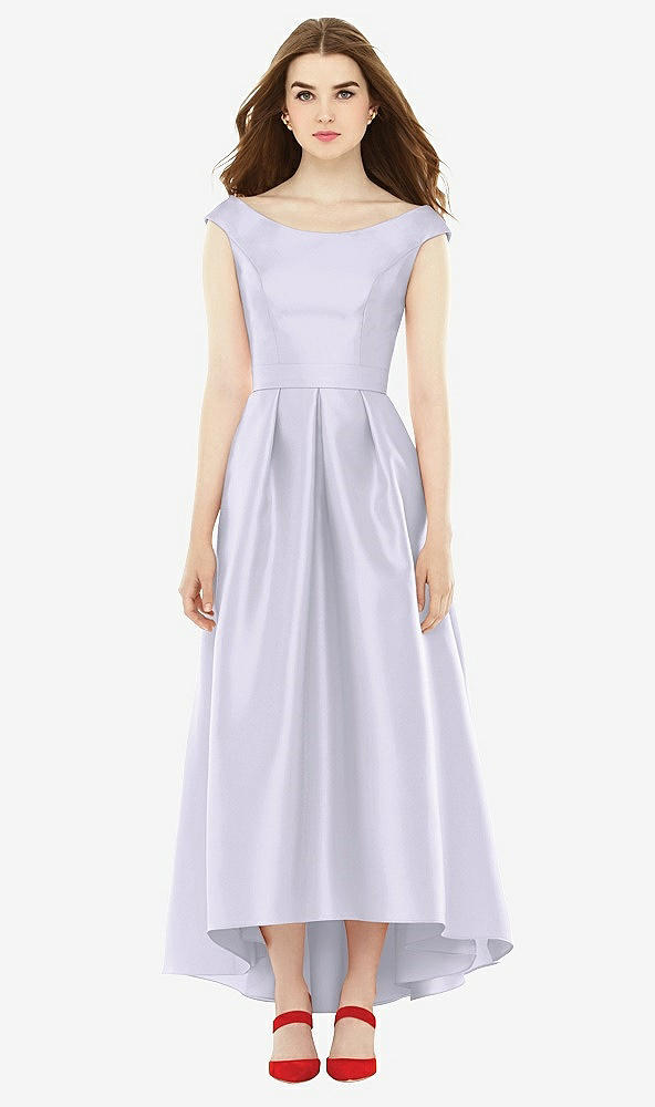 Front View - Silver Dove Alfred Sung Bridesmaid Dress D722