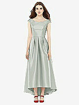 Front View Thumbnail - Willow Green Alfred Sung Bridesmaid Dress D722