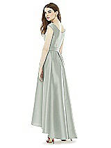 Rear View Thumbnail - Willow Green Alfred Sung Bridesmaid Dress D722