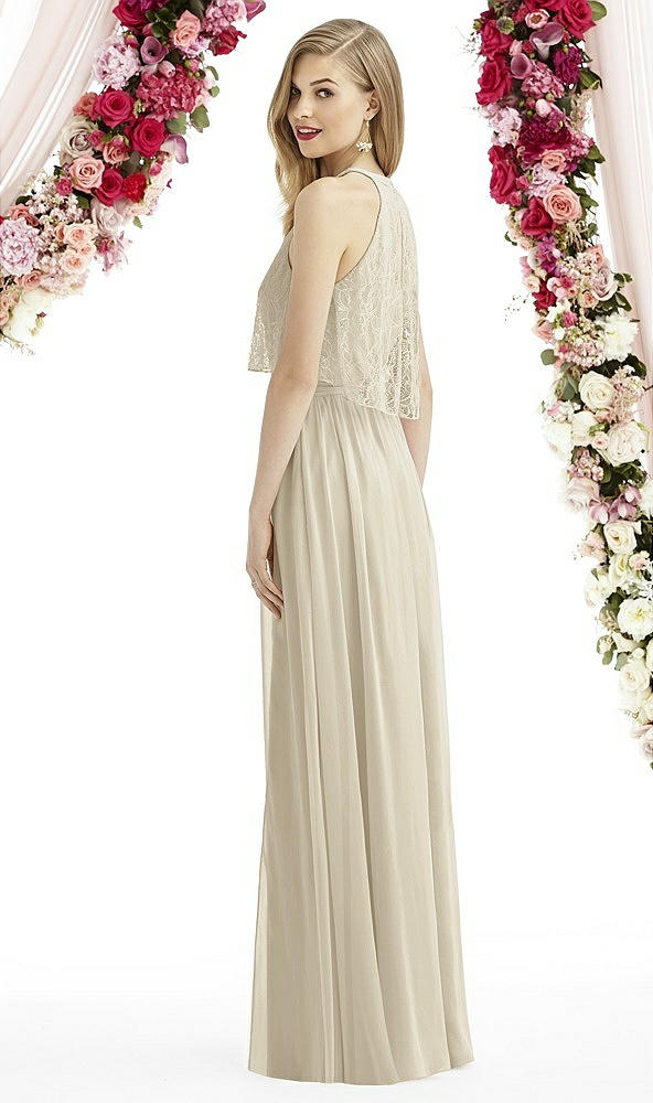 Back View - Champagne After Six Bridesmaid Dress 6733
