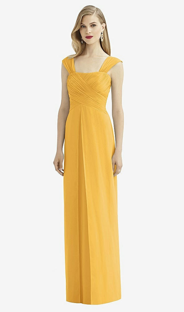 Front View - NYC Yellow After Six Bridesmaid Dress 6735