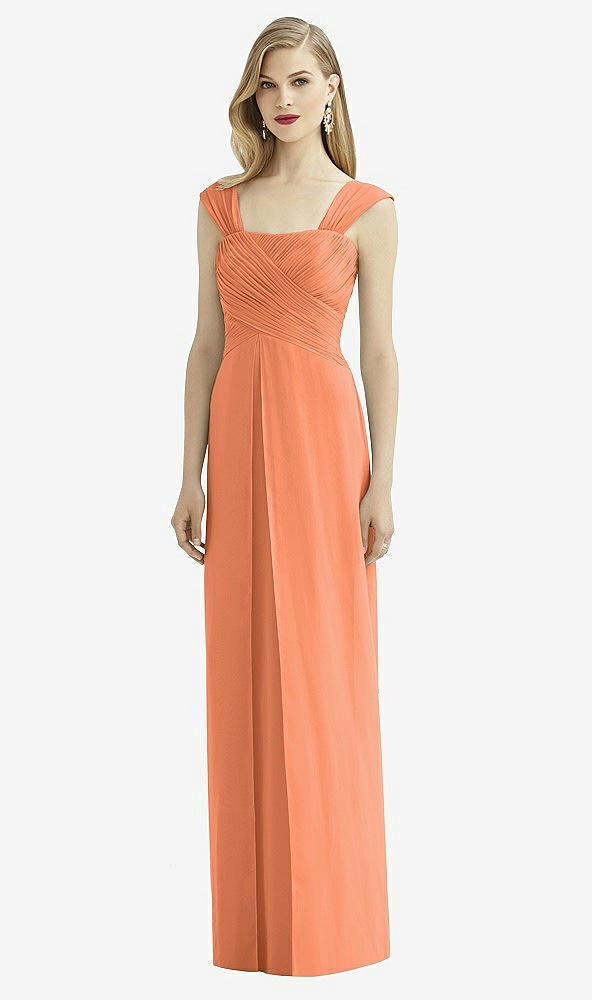 Front View - Sweet Melon After Six Bridesmaid Dress 6735