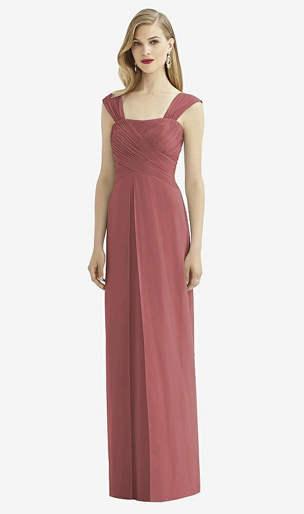 Front View - English Rose After Six Bridesmaid Dress 6735