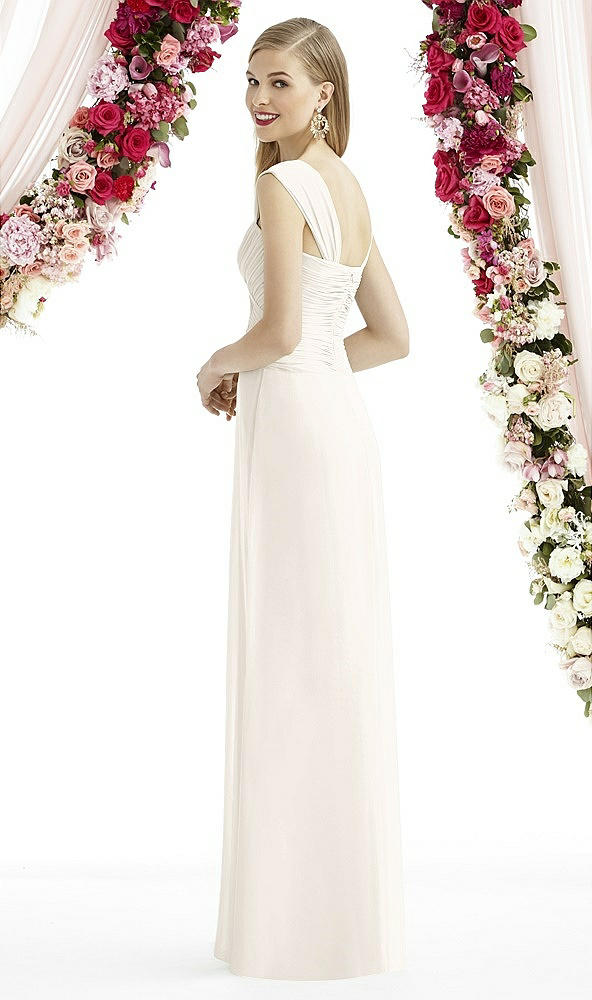 Back View - Ivory After Six Bridesmaid Dress 6735