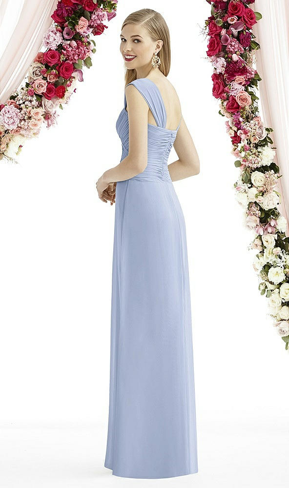 Back View - Sky Blue After Six Bridesmaid Dress 6735