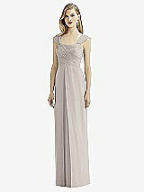 Front View Thumbnail - Taupe After Six Bridesmaid Dress 6735