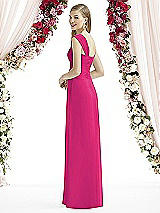 Rear View Thumbnail - Think Pink After Six Bridesmaid Dress 6735