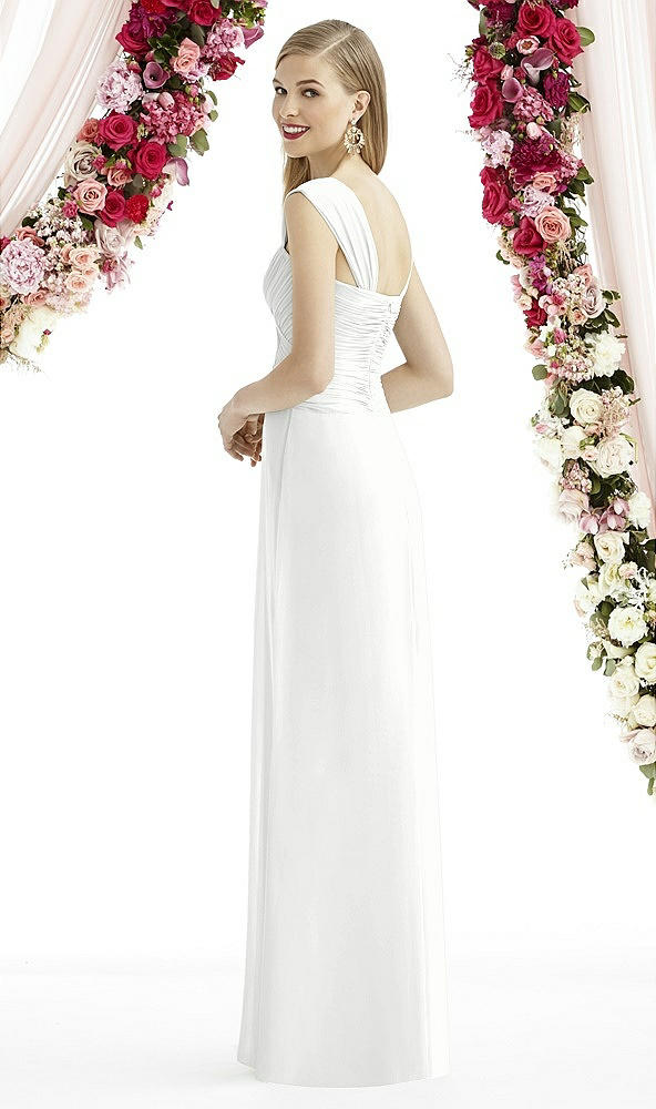 Back View - White After Six Bridesmaid Dress 6735
