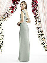 Rear View Thumbnail - Willow Green After Six Bridesmaid Dress 6735