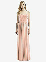 Front View Thumbnail - Pale Peach After Six Bridesmaid Dress 6736