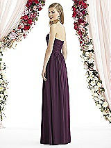 Rear View Thumbnail - Aubergine After Six Bridesmaid Dress 6736