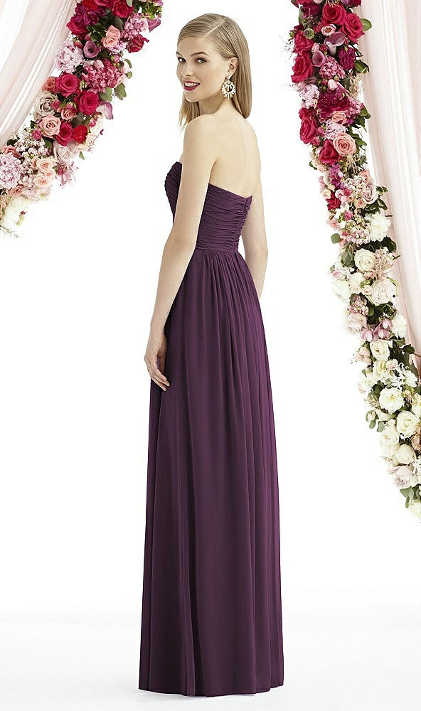 Back View - Aubergine After Six Bridesmaid Dress 6736