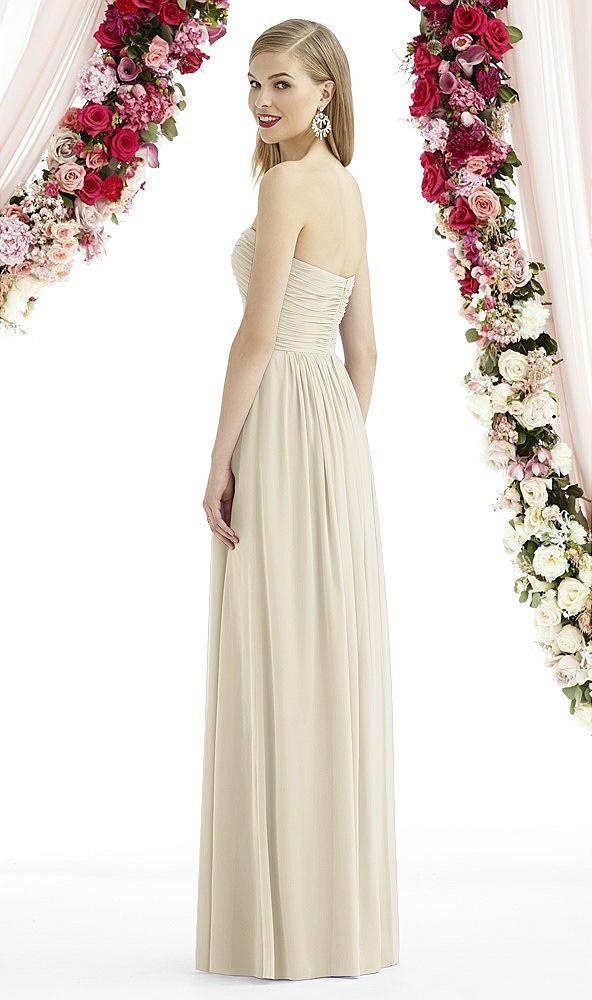 Back View - Champagne After Six Bridesmaid Dress 6736