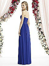 Rear View Thumbnail - Cobalt Blue After Six Bridesmaid Dress 6736