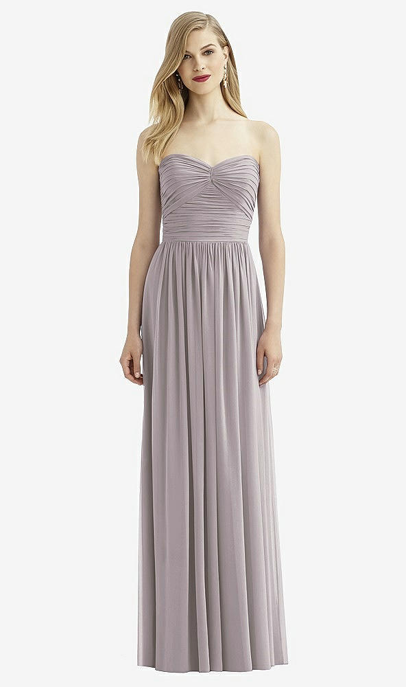 Front View - Cashmere Gray After Six Bridesmaid Dress 6736