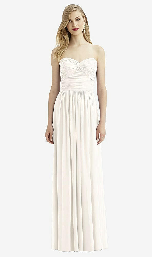 Front View - Ivory After Six Bridesmaid Dress 6736