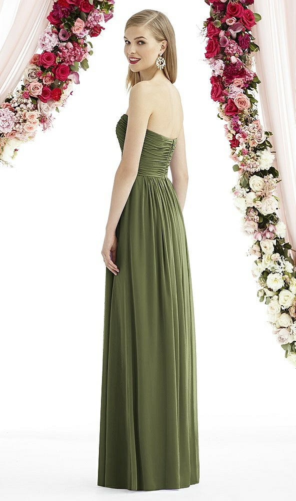 Back View - Olive Green After Six Bridesmaid Dress 6736