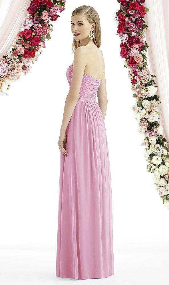 Back View - Powder Pink After Six Bridesmaid Dress 6736