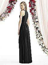 Rear View Thumbnail - Black After Six Bridesmaid Dress 6739