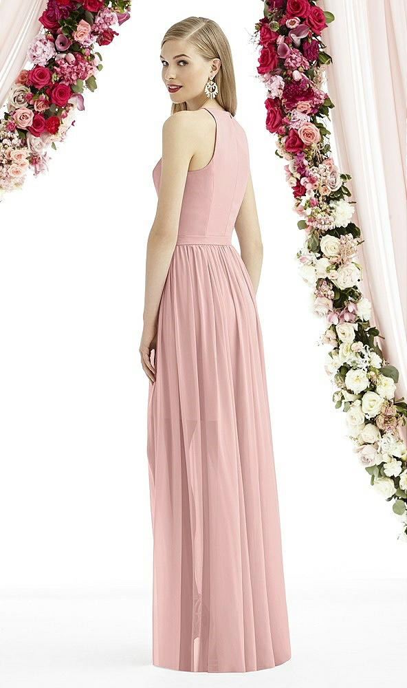Back View - Rose - PANTONE Rose Quartz After Six Bridesmaid Dress 6739