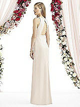 Rear View Thumbnail - Oat After Six Bridesmaid Dress 6740