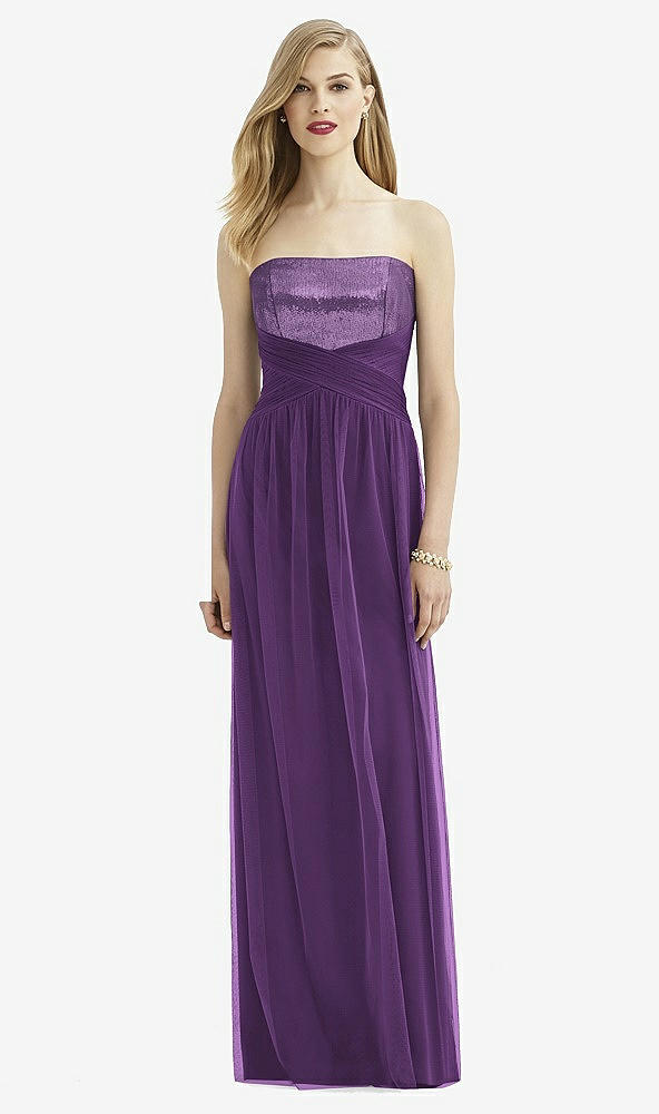 Front View - Majestic After Six Bridesmaid Dress 6743