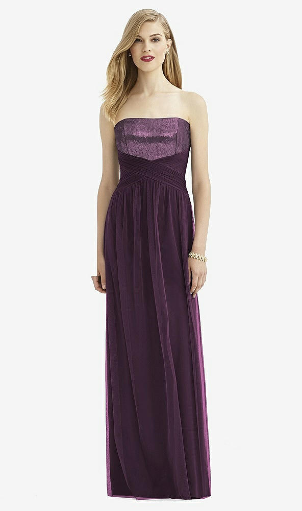 Front View - Aubergine After Six Bridesmaid Dress 6743