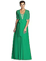 Alt View 3 Thumbnail - Pantone Emerald & Metallic Gold After Six Bridesmaid Dress 6749