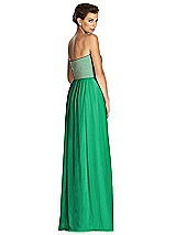 Rear View Thumbnail - Pantone Emerald & Metallic Gold After Six Bridesmaid Dress 6749