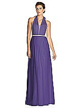 Alt View 1 Thumbnail - Regalia - PANTONE Ultra Violet & Metallic Gold After Six Bridesmaid Dress 6749