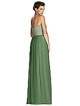 Rear View Thumbnail - Vineyard Green & Metallic Gold After Six Bridesmaid Dress 6749