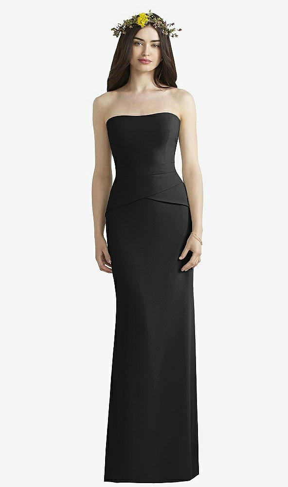 Front View - Black Social Bridesmaids Style 8165