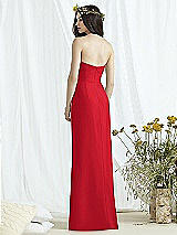 Rear View Thumbnail - Parisian Red Social Bridesmaids Style 8165