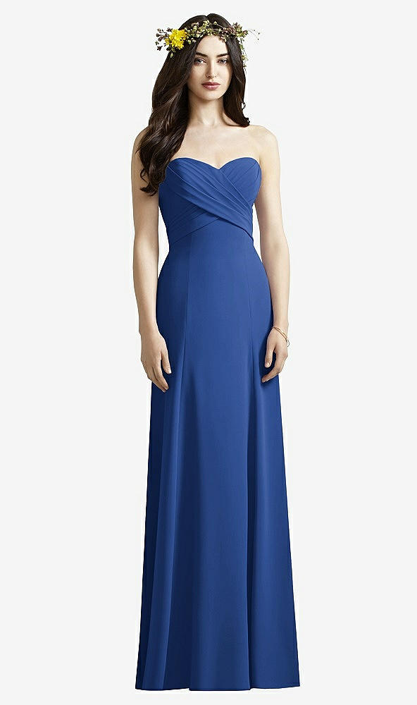 Front View - Classic Blue Social Bridesmaids Style 8168