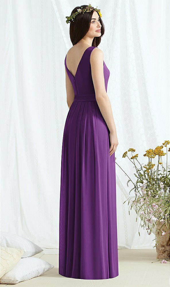 Back View - African Violet Social Bridesmaids Style 8169
