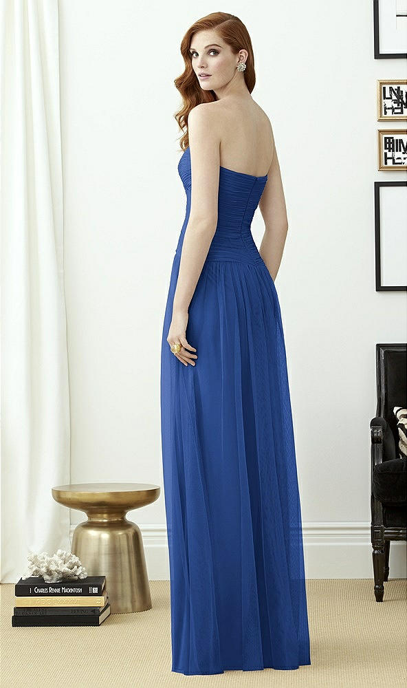 Back View - Classic Blue Dessy Collection Style 2950