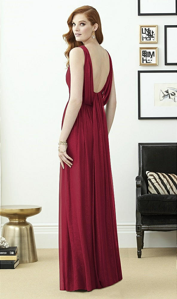Back View - Burgundy Dessy Collection Style 2955